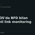 RouterOS’da BFD bilan sub‑sonli link monitoring